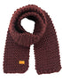 LITTLE FREEDOM Merino Wool Scarf - Bordo